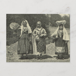 Italië, Sicilië, traditioneel kostuum Briefkaart