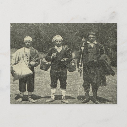  Italië, Sicilië, traditioneel kostuum Briefkaart (Voorkant)