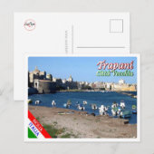 Italië - Sicilië - Trapani - oude stad - Briefkaart (Voorkant / Achterkant)