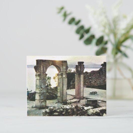 Italië,     Sirmione, Garda, Romeinse ruïnes Briefkaart (Staand voorkant)