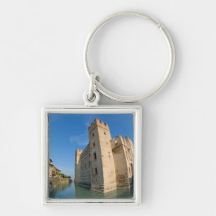Italië, Sirmione, Gardameer, de Scaliger Sleutelhanger