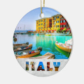 Italië Sirmione Lake Garda Waterfront Keramisch Ornament (Links)