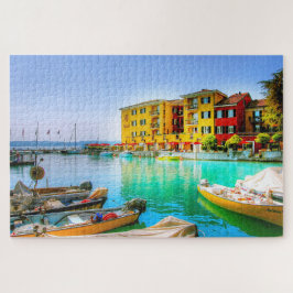 Italië Sirmione Lake Garda Waterfront Legpuzzel