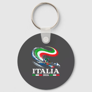 Italië Ski Design Winter Srts Italia Design  Sleutelhanger
