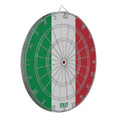 "Italië Slaat Toe!" Patriottisch Dartbord (Voorkant Links)