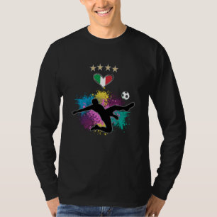Italië Soccer Football Fan Shirt Flag Splash