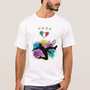 Italië Soccer Football Fan Shirt Flag Splash
