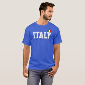 Italië Soccer T-Shirt | T-shirt Wereldbeker Footba (Voorkant volledig)