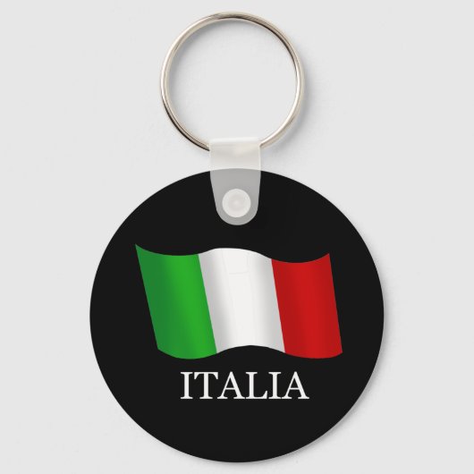 Italië Soccer T-shirts en cadeautjes Sleutelhanger (Voorkant)