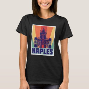 Italië Souvenir Napels Italiaans Huis Mediterraan T-shirt