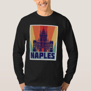 Italië Souvenir Napels Italiaans Huis Mediterraan T-shirt