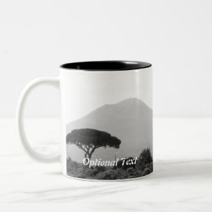 Italië — Souvenir van Mount Vesuvius Volcano Tweekleurige Koffiemok