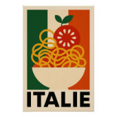 ITALIË - Spaghetti en Tomate en Visuele Explosie Perfect Poster (Voorkant)