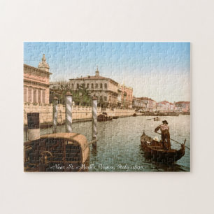  Italië, St. Marks & Venice gondola Legpuzzel