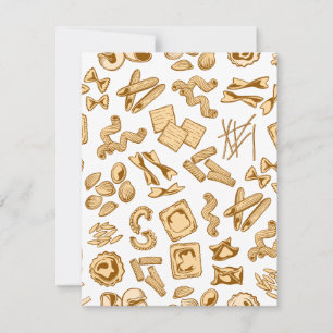 Italië staat bekend om zijn ongelooflijke keuken feestdagenkaart