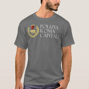 Italië Stad Rome Polizia Roma Capitale T-shirt