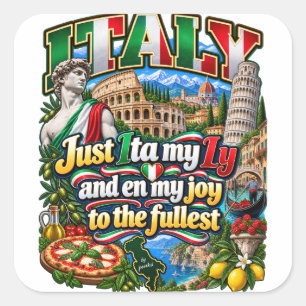 Italië sticker