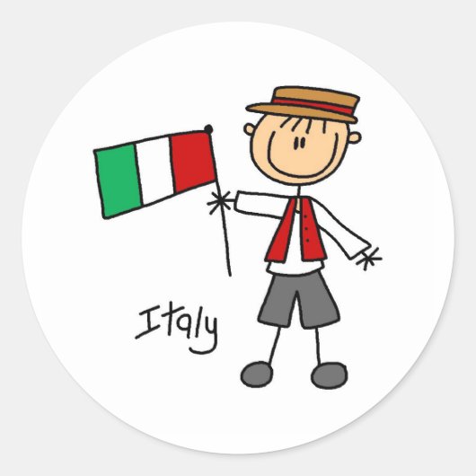 Italië Sticker (Voorkant)