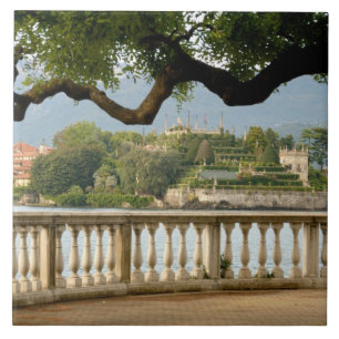 Italië, Stresa, Lago Maggiore, Isola Bella Tegeltje