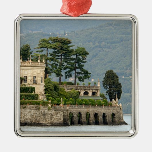 Italië, Stresa, Maggiore-meer, Isola Bella 2 Metalen Ornament (Voorkant)