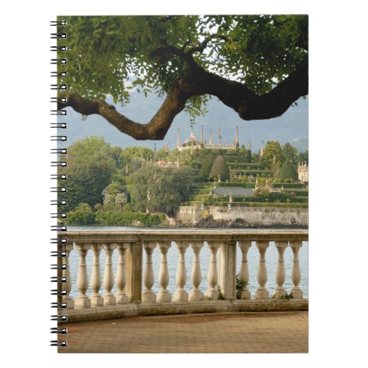 Italië, Stresa, Maggiore-meer, Isola Bella Notitieboek (Voorkant)