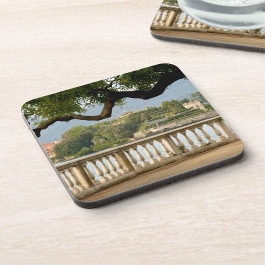 Italië, Stresa, Maggiore-meer, Isola Bella Onderzetter (Linkerzijde)