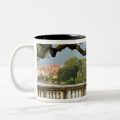 Italië, Stresa, Maggiore-meer, Isola Bella Tweekleurige Koffiemok (Links)