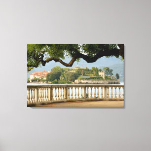 Italië, Stresa, Meer van Maggiore, Isola Bella Canvas Afdruk