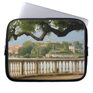 Italië, Stresa, Meer van Maggiore, Isola Bella Laptop Sleeve