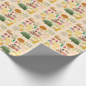 Italië Symbolen Cadeaupapier (Hoek)