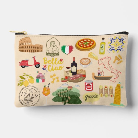 Italië Symbolen Etui (Voorkant)
