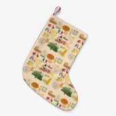Italië Symbolen Kleine Kerstsok (Voorkant (Hangend))