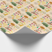 Italië symboliseert reisliefhebbers cadeaupapier (Hoek)