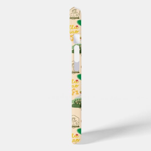 Italië symboliseert reisliefhebbers Case-Mate iPhone case (Achterkant / Links)