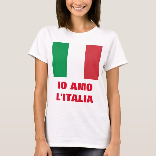 ITALIË T-SHIRT (Voorkant)