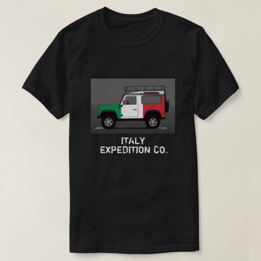 ITALIË T-SHIRT (Design voorkant)