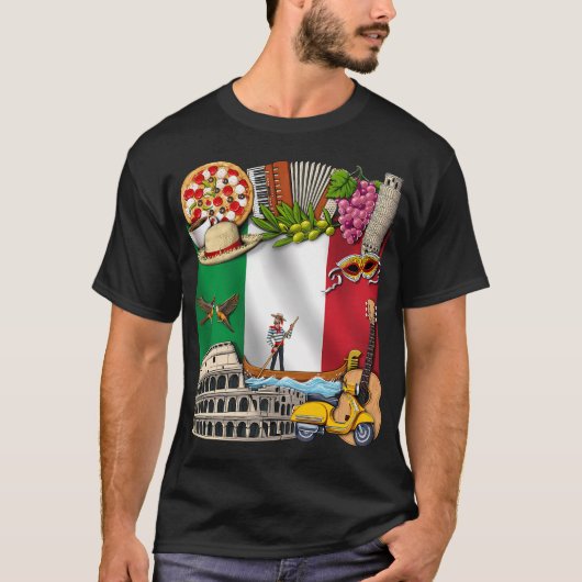 Italië T-shirt (Voorkant)