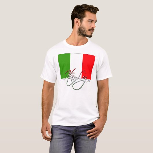 Italië T-shirt (Voorkant volledig)