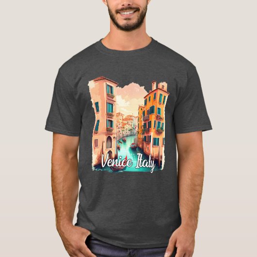 Italië T-shirt Venetië (Voorkant)