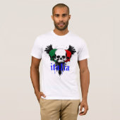 Italië Tattoo schedel T-shirt (Voorkant volledig)
