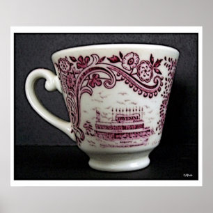 Italië Tea Cup Poster