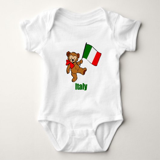 Italië Teddy Bear Romper (Voorkant)