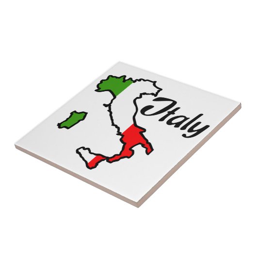 Italië Tegeltje (Zijkant)