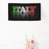 ITALIË tekst met reflectie Spandoek (Insitu)