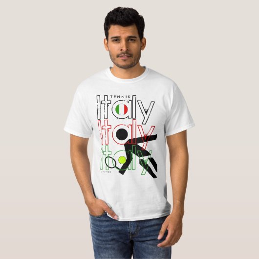 Italië Tennis French Open Champs T-Shirt (Voorkant volledig)
