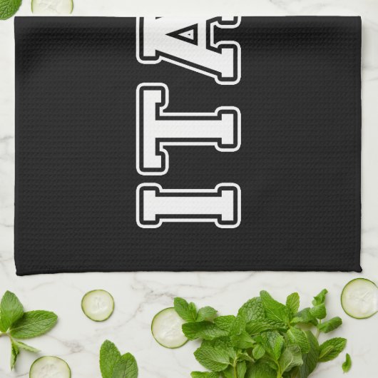 Italië Theedoek (Gevouwen)