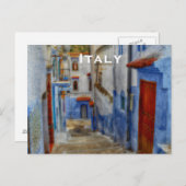 Italië: toerisme in de binnenvaart briefkaart (Voorkant / Achterkant)