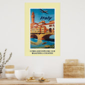  Italië Toerismereizen Poster (Keuken)