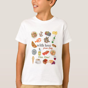 Italië Toeristische Vakantie Italiaans Eten Zeevru T-shirt