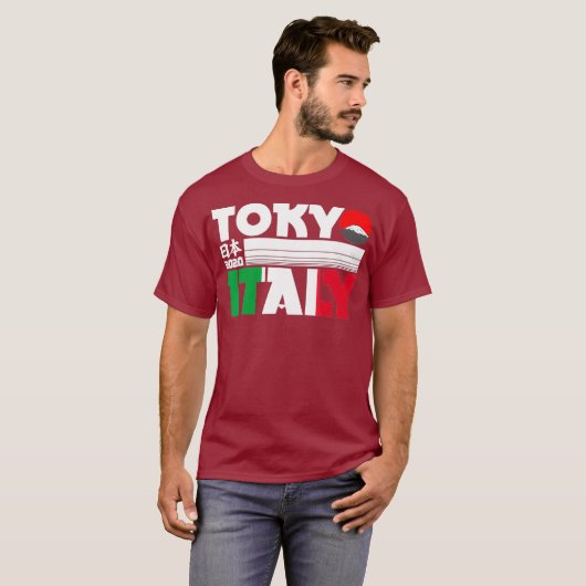 Italië Tokio Wereldspelen 2020 T-shirt (Voorkant volledig)